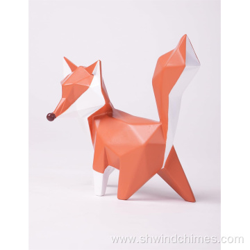 Modern Fox Figurine Statue Gift and Home Decor Sculpture